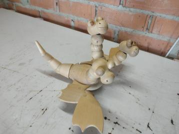 Dragon en bois/tirelire/jouets, Enlèvement ou Envoi, Utilisé, Bois, Animal