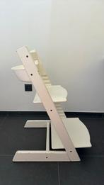 Stokke witte tripp trapp meegroeistoel + storage, Ophalen, Gebruikt, Meegroeistoel