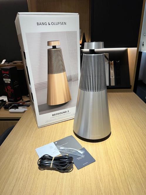 Bang & Olufsen Beosound 2 3th Gen Silver 2023 EX DEMO B&O, Audio, Tv en Foto, Luidsprekerboxen, Zo goed als nieuw, Front, Rear of Stereo speakers