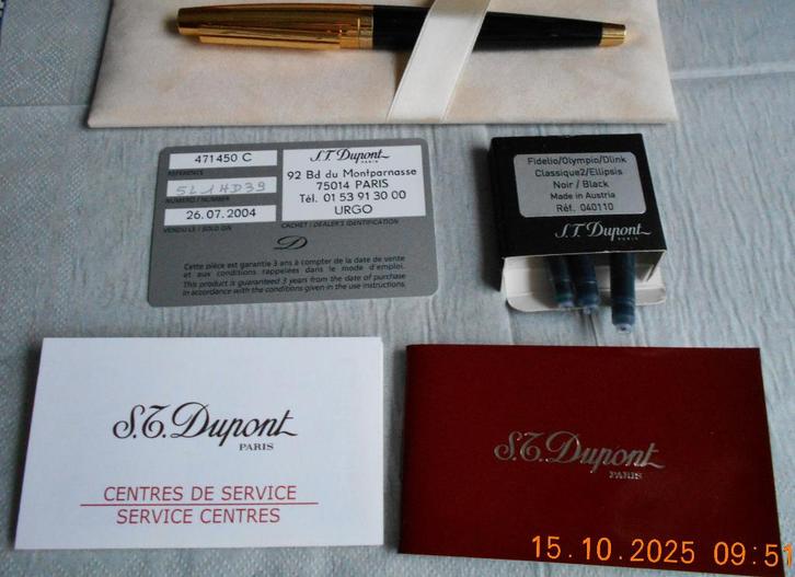 ST Dupont Ellipsis Franse vulpen in etui., Verzamelen, Pennenverzamelingen, Zo goed als nieuw, Vulpen, Overige merken, Met doosje