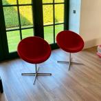 2 Vitra C1 fauteuils by Verner Panton, Huis en Inrichting, Stoelen, Ophalen, Twee, Zo goed als nieuw, Metaal