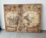 Cadre mappemonde vintage Maisons du Monde, Ophalen, Zo goed als nieuw