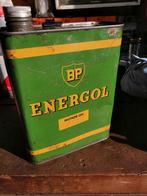 ancien bidon huile energol + support, Enlèvement, Comme neuf