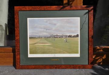 Cadre affiche Royal Troon Golf Club 55x46cm