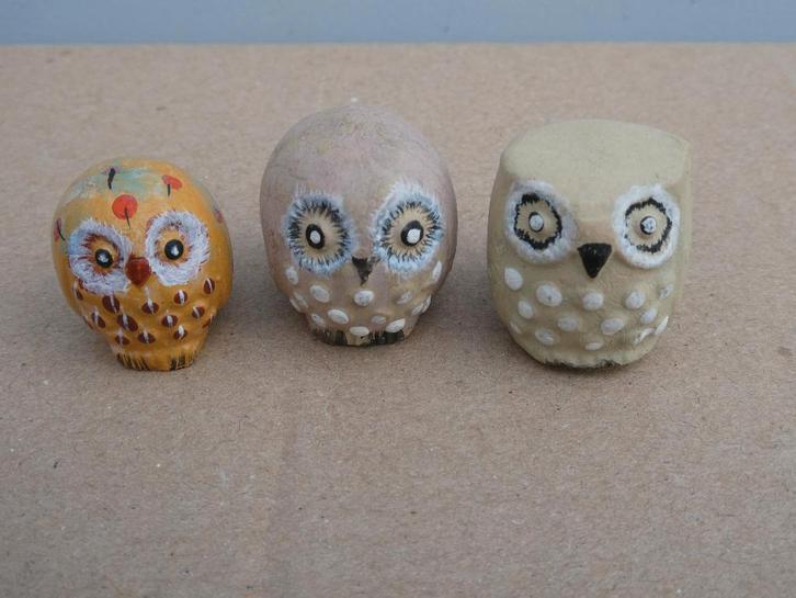 Leuke ronde uiltjes, Verzamelen, Beelden en Beeldjes, Nieuw, Dier, Ophalen of Verzenden