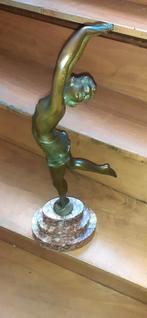 Art deco brons salvator melani, Antiek en Kunst, Kunst | Beelden en Houtsnijwerken, Ophalen of Verzenden