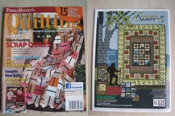 1015 - Fons & Porter's Love of Quilting Sept./Oct. 2011, Ophalen of Verzenden, Zo goed als nieuw