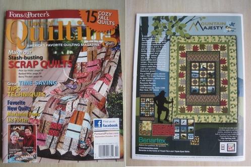 1015 - Fons & Porter's Love of Quilting Sept./Oct. 2011, Boeken, Taal | Engels, Zo goed als nieuw, Ophalen of Verzenden