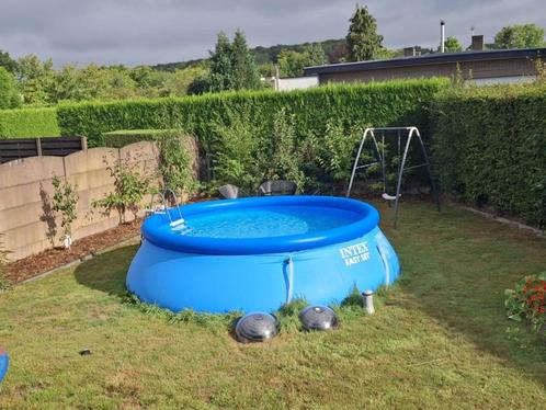 Zwembad Intex Easy set 457 x 122, Tuin en Terras, Zwembaden, Zo goed als nieuw, Opblaaszwembad, 120 cm of meer, 400 cm of meer