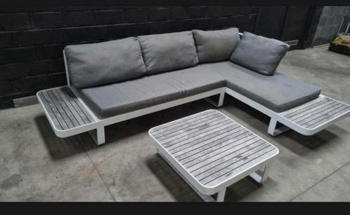 Lounge set Teak Deco, Tuin en Terras, Tuinsets en Loungesets, Zo goed als nieuw, Loungeset, Aluminium, Ophalen
