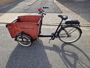 bakfiets baboe met zware motor en wegrijhulp beschikbaar voor biedingen