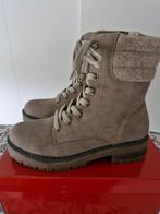 Warm gevoerde boots met rits, mt 38, Neuf, Enlèvement ou Envoi, Brun, Boots et Botinnes