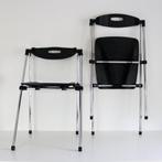 4 Vintage Sitland Ouverture Design stoelen Italy, Huis en Inrichting, Stoelen, Zwart, Ophalen of Verzenden, Zo goed als nieuw
