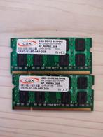 RAM 2 x 2GB DDR2, 2 GB, Desktop, Ophalen of Verzenden, DDR2