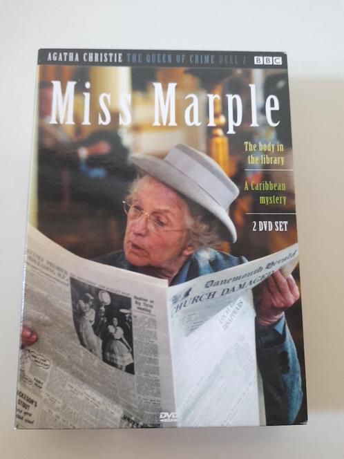 Coffret DVD Miss Marple - 2 films, néerlandais parlé, CD & DVD, DVD | Thrillers & Policiers, Comme neuf, Détective et Thriller