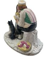 Koekjesgroep Vieil Andenne 19e eeuwse leesscène, Antiek en Kunst, Ophalen of Verzenden