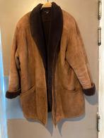 Suede Bont Jas, Ophalen of Verzenden, Gedragen, Maat 42/44 (L), Bruin