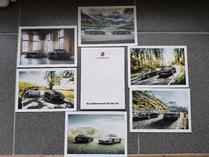 Porsche 50 jaar 911 ansichtkaarten, Verzamelen, Postkaarten | Themakaarten, Ongelopen, Voertuig, Ophalen of Verzenden