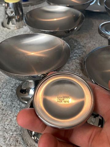 7 Alessi ijscoupes beschikbaar voor biedingen