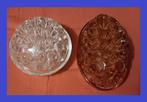 2 piques fleur  en cristal, Ophalen of Verzenden