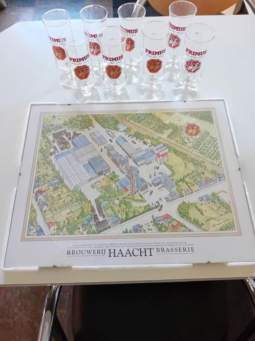 Oude prent brouwerij HAACHT, Antiek en Kunst, Curiosa en Brocante, Ophalen of Verzenden