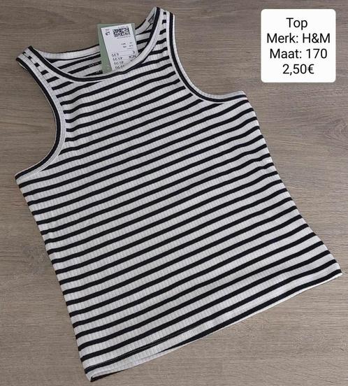 Top meisje: H&M maat 170 (NIEUW + LABEL), Kinderen en Baby's, Kinderkleding | Maat 170, Nieuw, Meisje, Shirt of Longsleeve, Ophalen of Verzenden