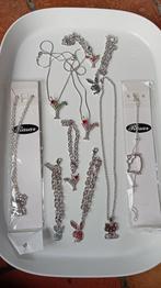 Playboy Bunny / Martini / Hello Kitty sieraden, Handtassen en Accessoires, Staal, Nieuw, Ophalen of Verzenden, Zilver