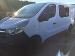 Opel vivaro dubbel cabine lichte vracht., Auto's, Voorwielaandrijving, Stof, 4 cilinders, Wit