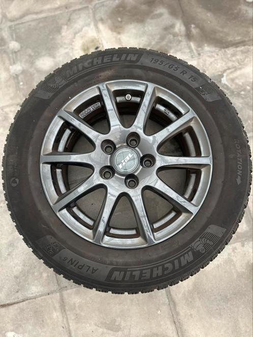 Te koop: Rial velgen KBA 47503 met Michelin – 195/65 R15 91T, Auto-onderdelen, Banden en Velgen, Banden en Velgen, Winterbanden