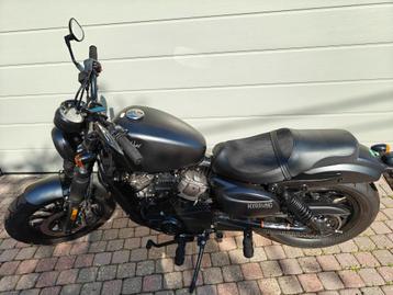Hyosung bobber GV125 (1034 km 22/10 onderhoudsbeurd gehad) beschikbaar voor biedingen