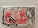 Barbados 1953 - garnizoen, Postzegels en Munten, Ophalen of Verzenden, Midden-Amerika, Gestempeld