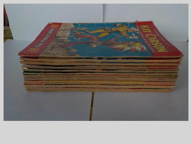 Kit Carson 22 x (alles 1e druk), Boeken, Stripverhalen, Gelezen, Meerdere stripboeken, Ophalen of Verzenden