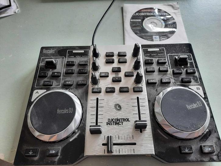DJ Control Instinct - DJ Controller HERCULES, Muziek en Instrumenten, Dj-sets en Draaitafels, Gebruikt, Draaitafel, Overige merken
