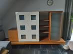 Tv meubel met lades en kast met verschuifbare voorwand., Ophalen