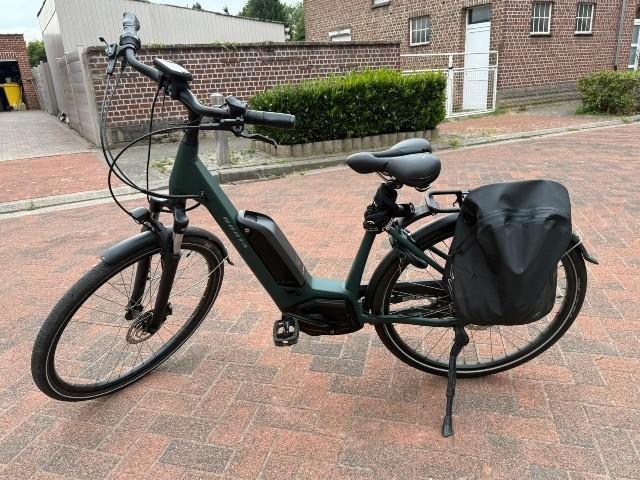 Elektrische damesfiets Norta L520 dark green maat 48 te koop, Fietsen en Brommers, Elektrische fietsen, Zo goed als nieuw, Ophalen