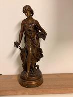 Brons beeld A.Moreau, Ophalen of Verzenden, Brons