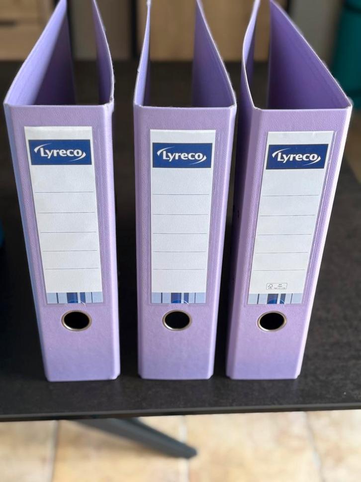 3 Classeurs à leviers, Diversen, Schoolbenodigdheden, Gebruikt, Ophalen of Verzenden