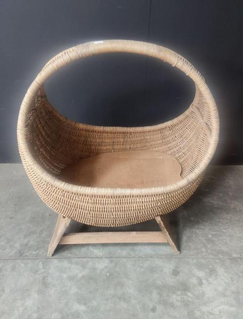 Magnifique et Imposant panier en osier, Maison & Meubles, Accessoires pour la Maison | Plataux & Paniers, Utilisé, Panier, Ovale