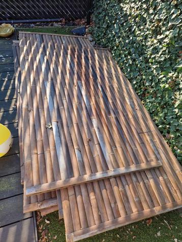 Bamboo platen, Tuin en Terras, Ophalen, Zo goed als nieuw