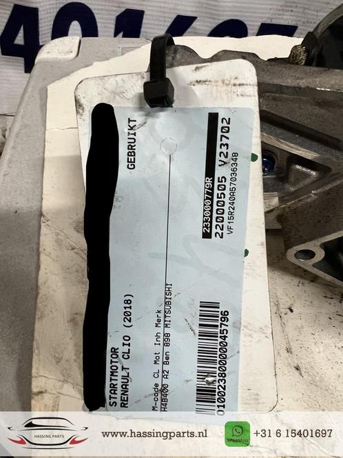 Renault Clio 2018 Startmotor, Auto-onderdelen, Motor en Toebehoren, Renault, Gebruikt, Ophalen of Verzenden