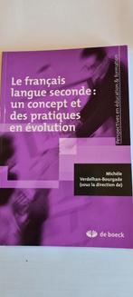 Le français langue seconde : un concept et des pratiques en, Livres, Livres d'étude & Cours, Enlèvement ou Envoi, Neuf