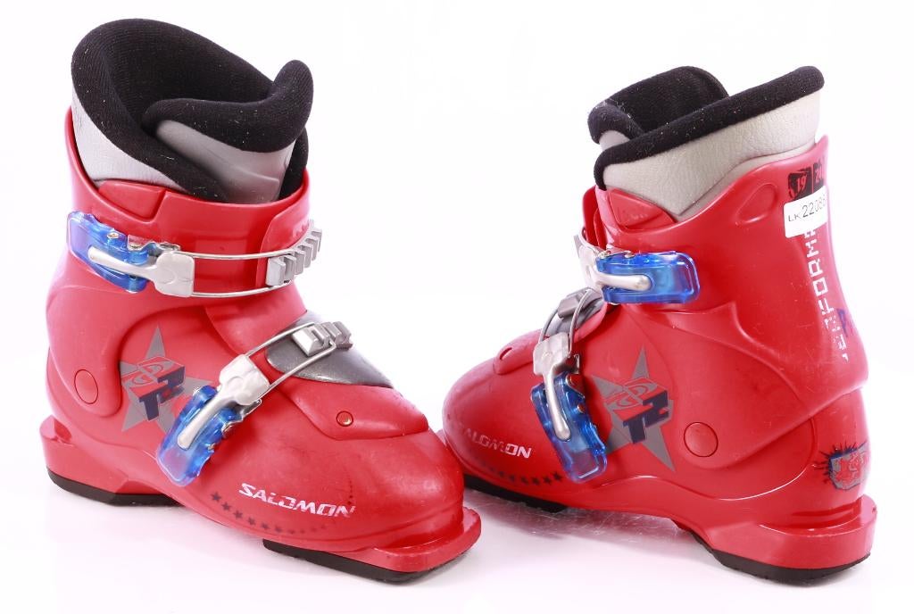 29 30 33 34 EU kinder skischoenen SALOMON PERFORMA T2, Gebruikt, Schoenen, Carve, Ski