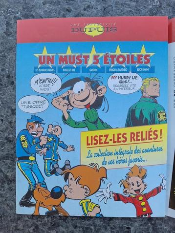 Buck Danny Gaston Spirou - Promo Reliures Dupuis 1995 beschikbaar voor biedingen