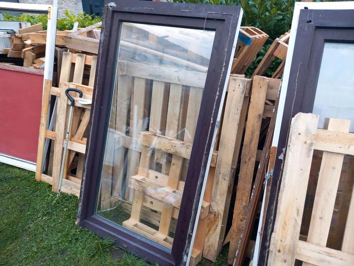 Fenêtre pvc blanc, Doe-het-zelf en Bouw, Glas en Ramen, Gebruikt, Dubbelglas, Ophalen