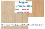 Houten planken en glazen leggers vanaf 4€, Doe-het-zelf en Bouw, Hout en Planken, Ophalen, Gebruikt