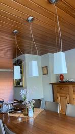 3 Prandina Pendels - Quad S1 Opal wit glas. Nieuwprijs €800, Huis en Inrichting, Ophalen, 50 tot 75 cm, Modern, Glas