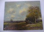 A5709 Olieverf op doek - Verheul, Antiek en Kunst, Kunst | Schilderijen | Klassiek, Ophalen of Verzenden