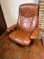 Stressless relaxzetel in goede staat 2 stuks, Huis en Inrichting, Fauteuils, Ophalen, Gebruikt, Leer