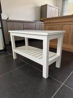 Bank Hemnes IKEA wit, Huis en Inrichting, Ophalen, 50 tot 100 cm, Zo goed als nieuw, Rechthoekig
