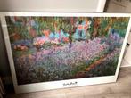 Cadre alu et vitre - poster Claude Monet - 129x91cm, Maison & Meubles, Comme neuf
